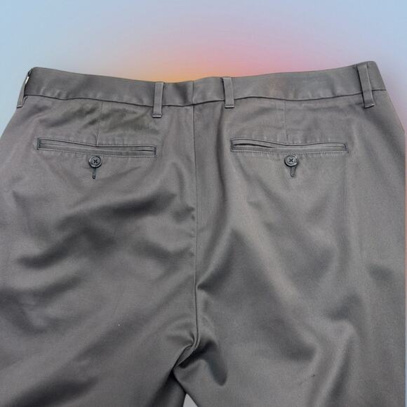 BONOBOS Men’s 34 x 32 FRIDAY SLIM Gray Chino pant - Picture 3 of 4